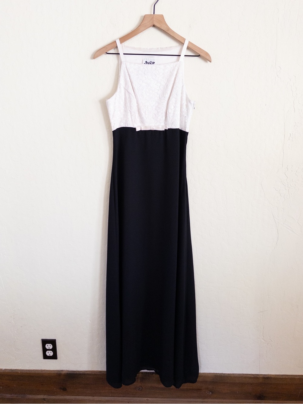 Vintage 90s Y2K Jump Square Neck Maxi Dress 7/8 Floral Homecoming Hoco Formal